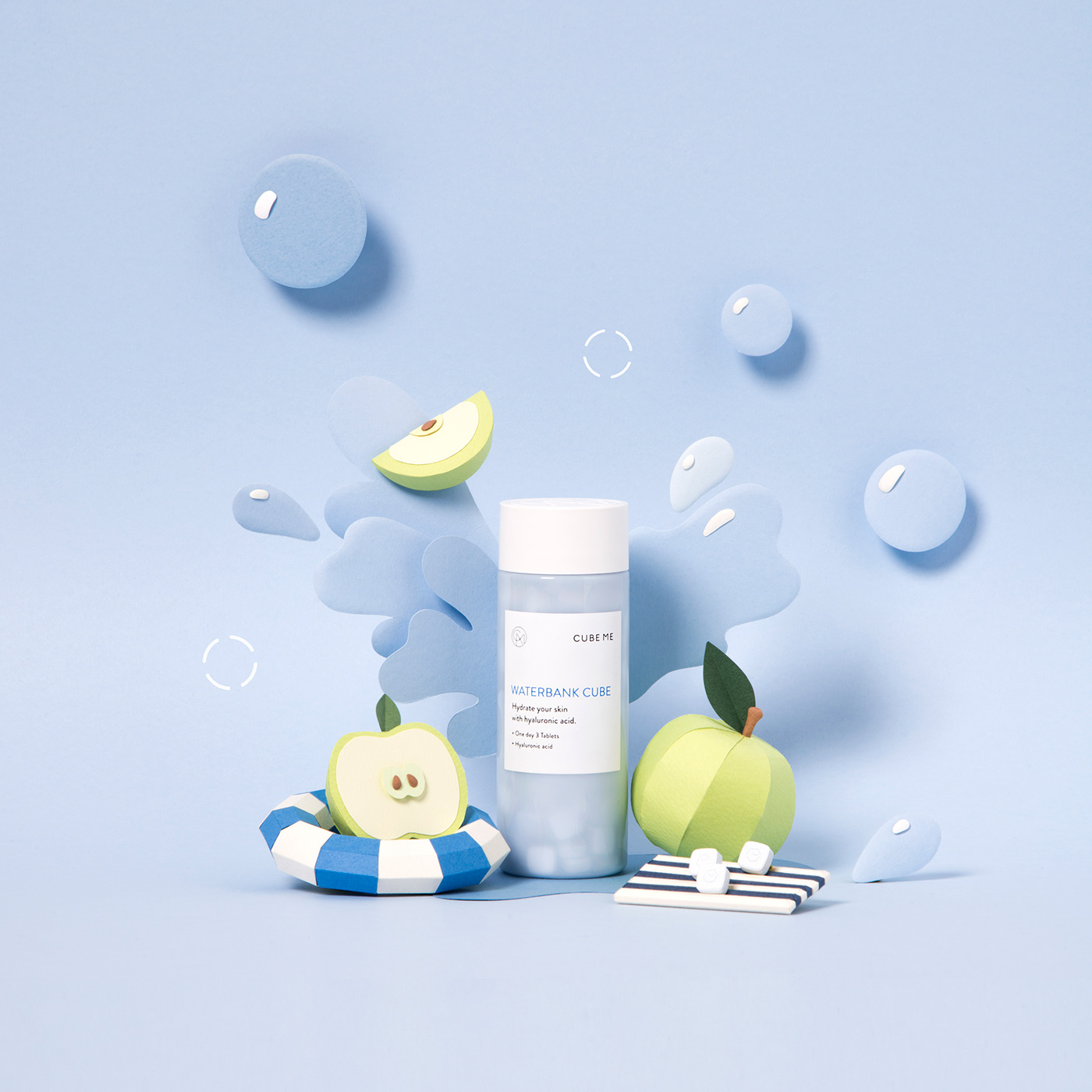 Fruits，Freeze frame animation，advertisement，plane，poster，Cosmetics，