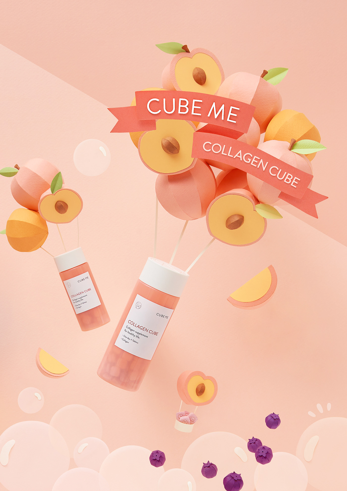 Fruits，Freeze frame animation，advertisement，plane，poster，Cosmetics，