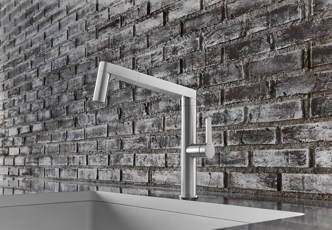 water tap，modern，Small space，White bread machine，