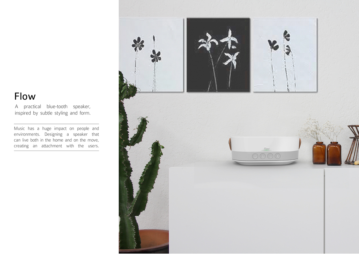 Reprint，industrial design，product design，loudspeaker box，flow，