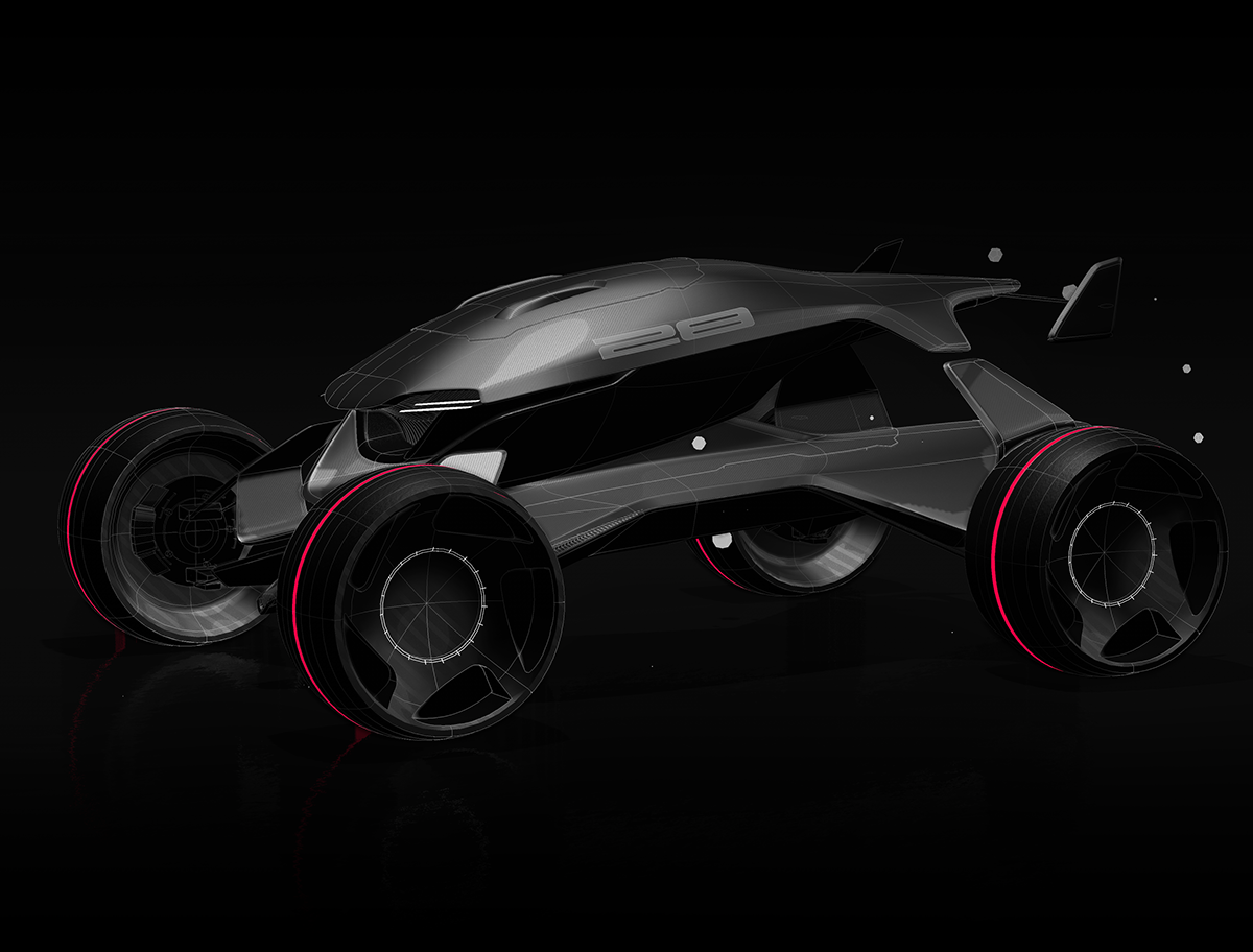 3D model，modeling，Render，automobile，