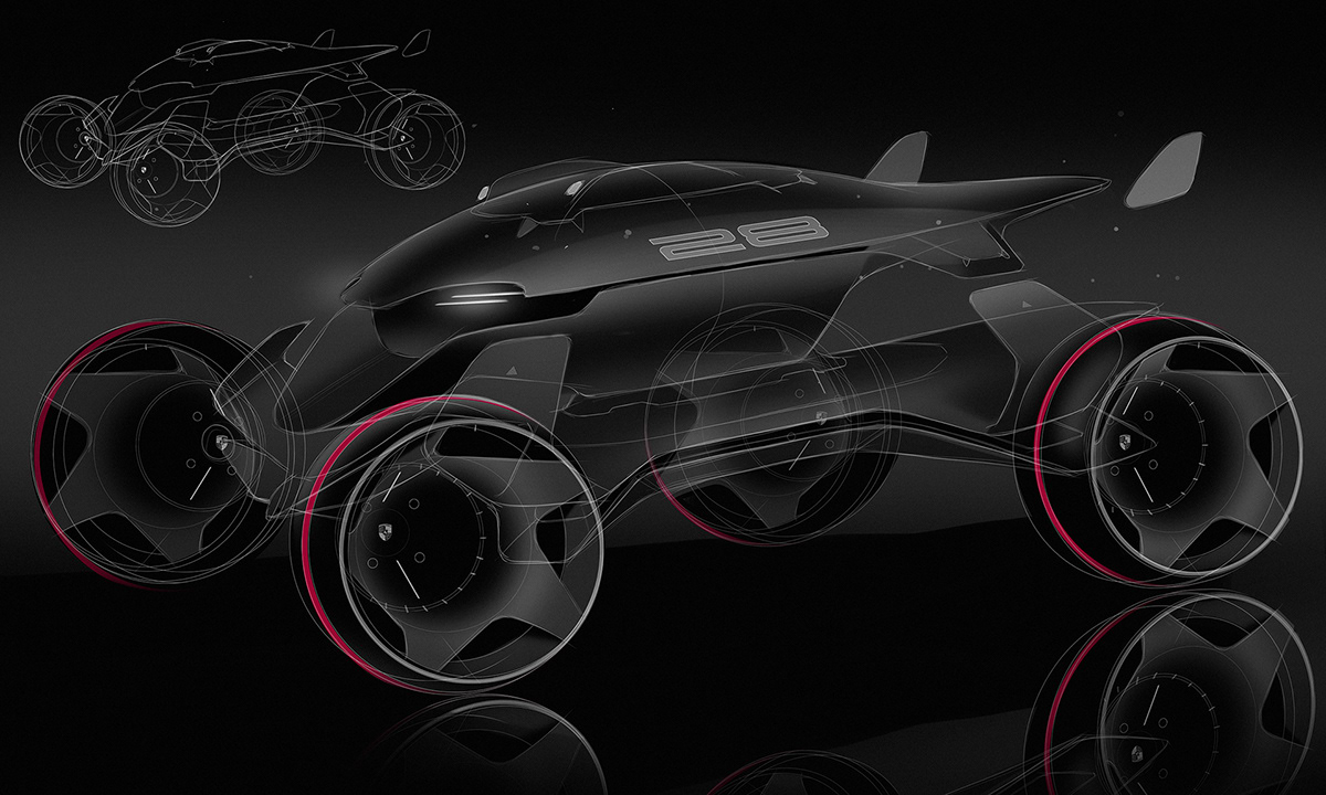 3D model，modeling，Render，automobile，