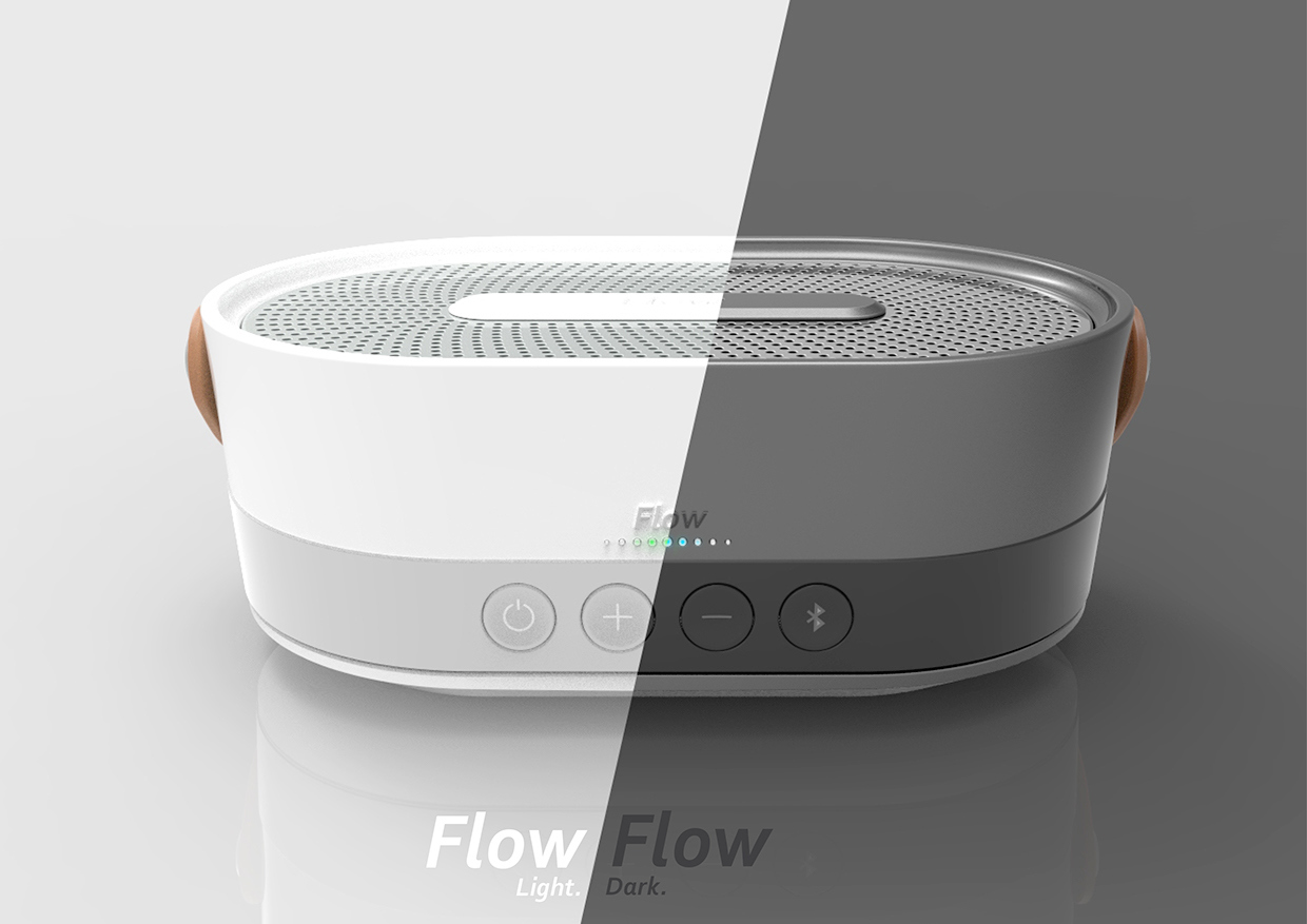 Reprint，industrial design，product design，loudspeaker box，flow，