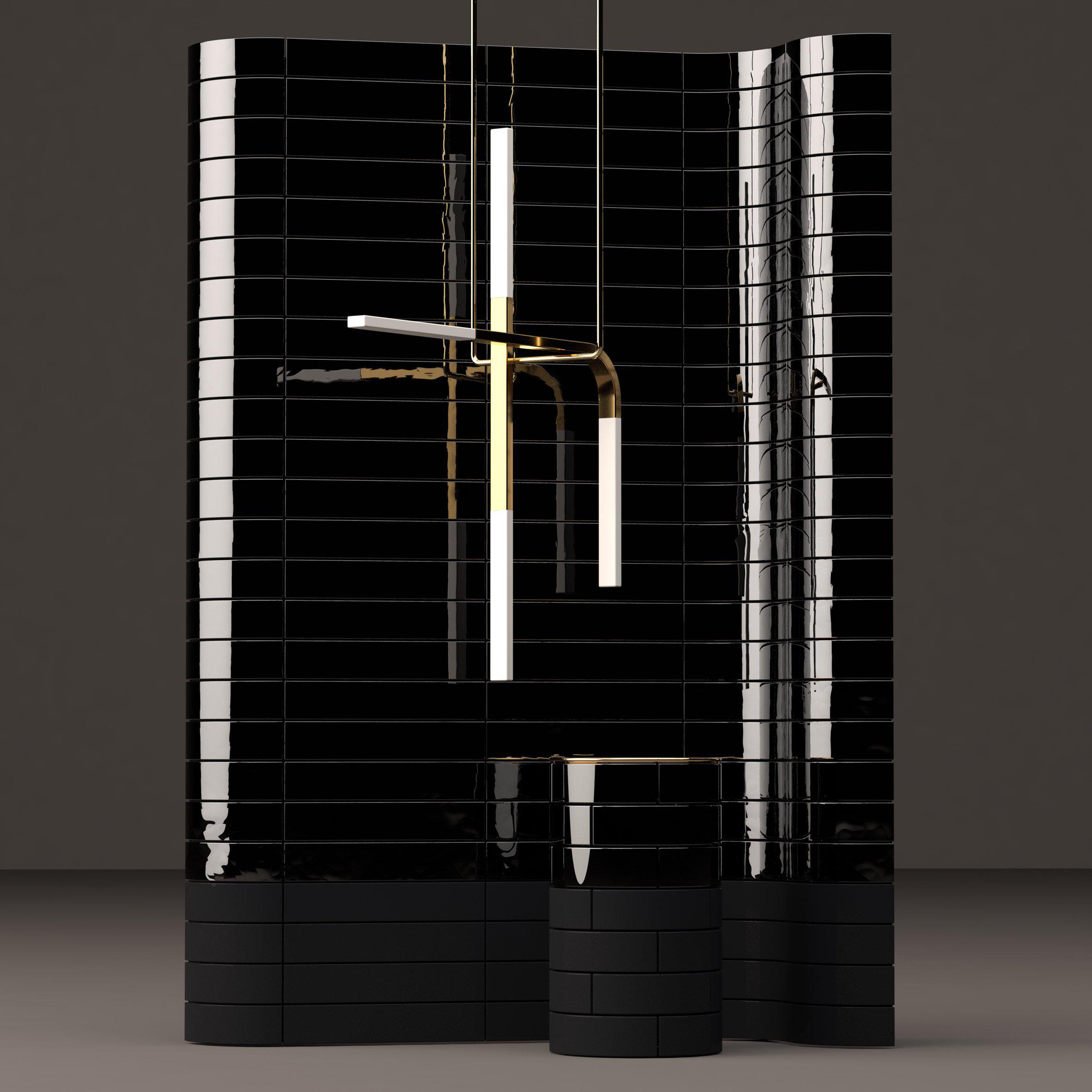 lamp，a chandelier，simple，porcelain，Metal，