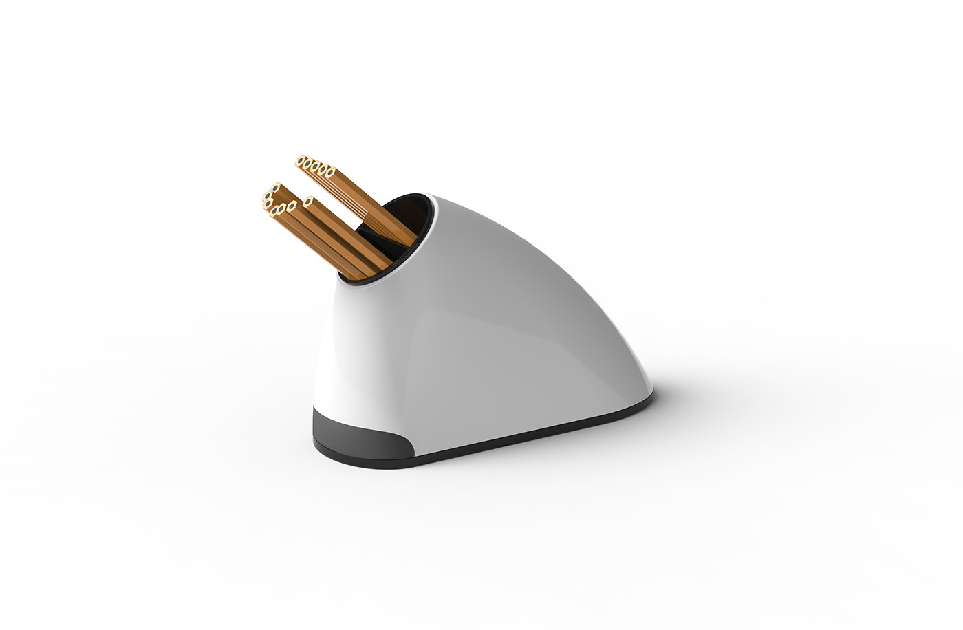 Desk lamp，pen container，