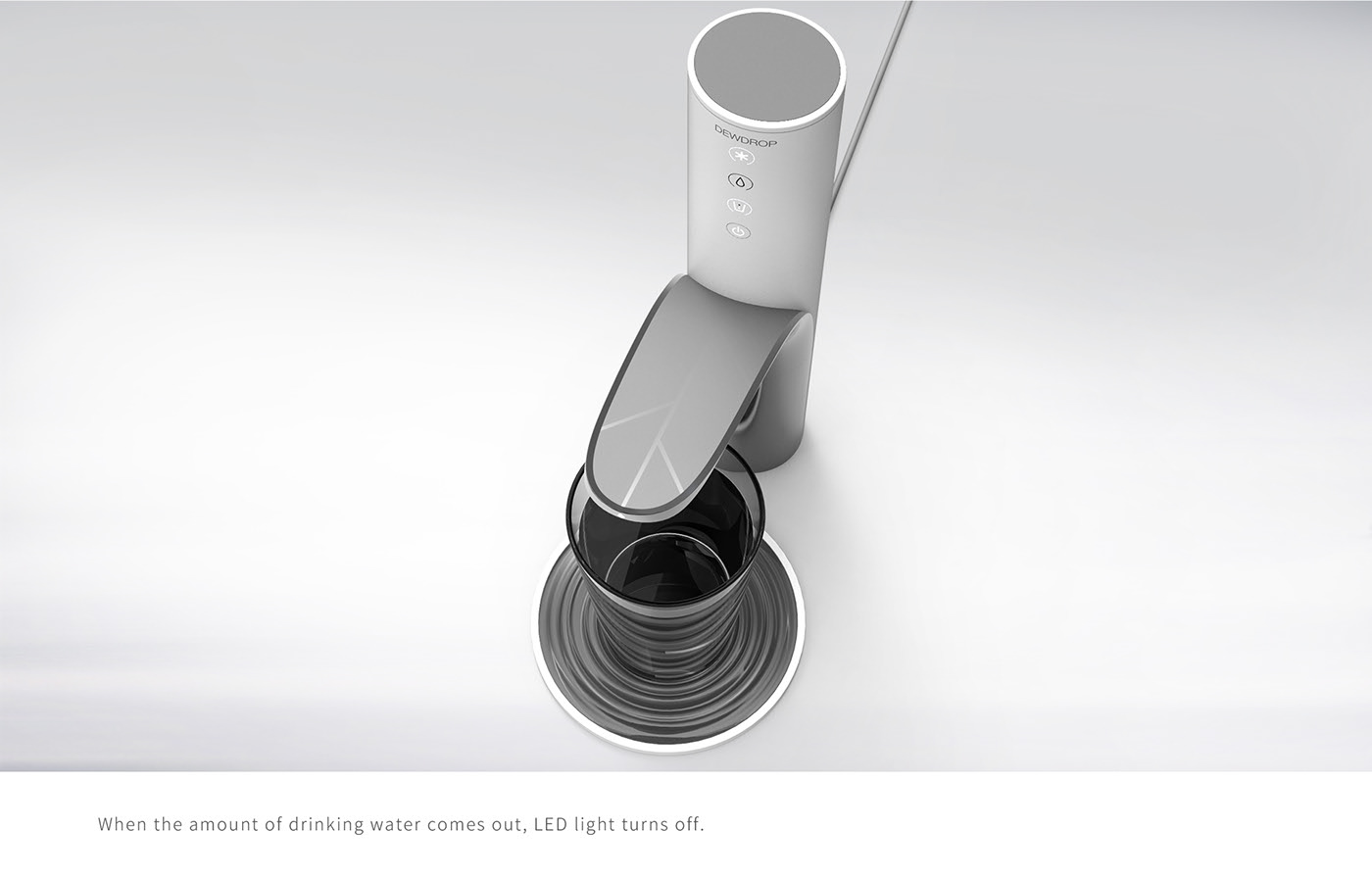 Water purifier，Simplicity，black and white，Prifer，modern，