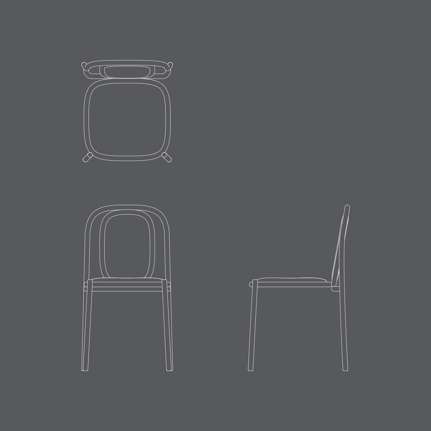 Clear No.06，757 Studio，chair，chair，