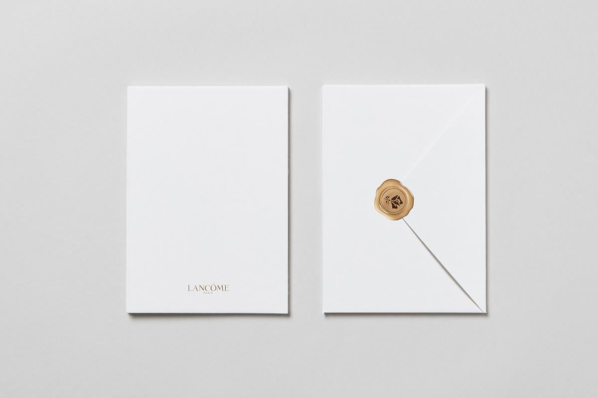 graphic design ，Lancome，Greeting card，