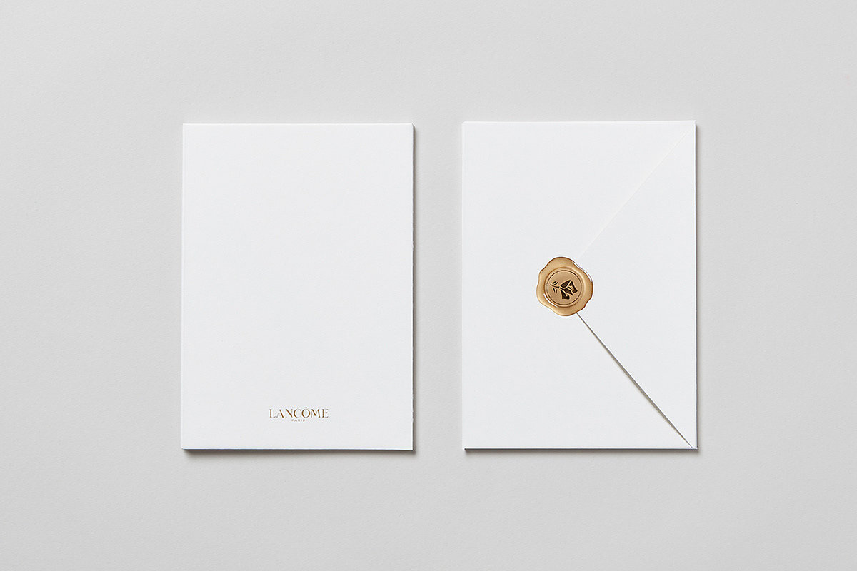 graphic design ，Lancome，Greeting card，