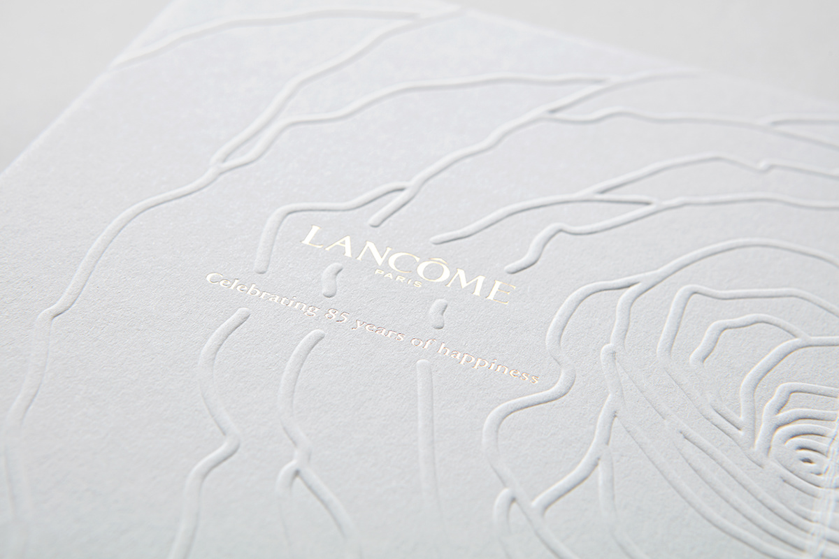 graphic design ，Lancome，Greeting card，