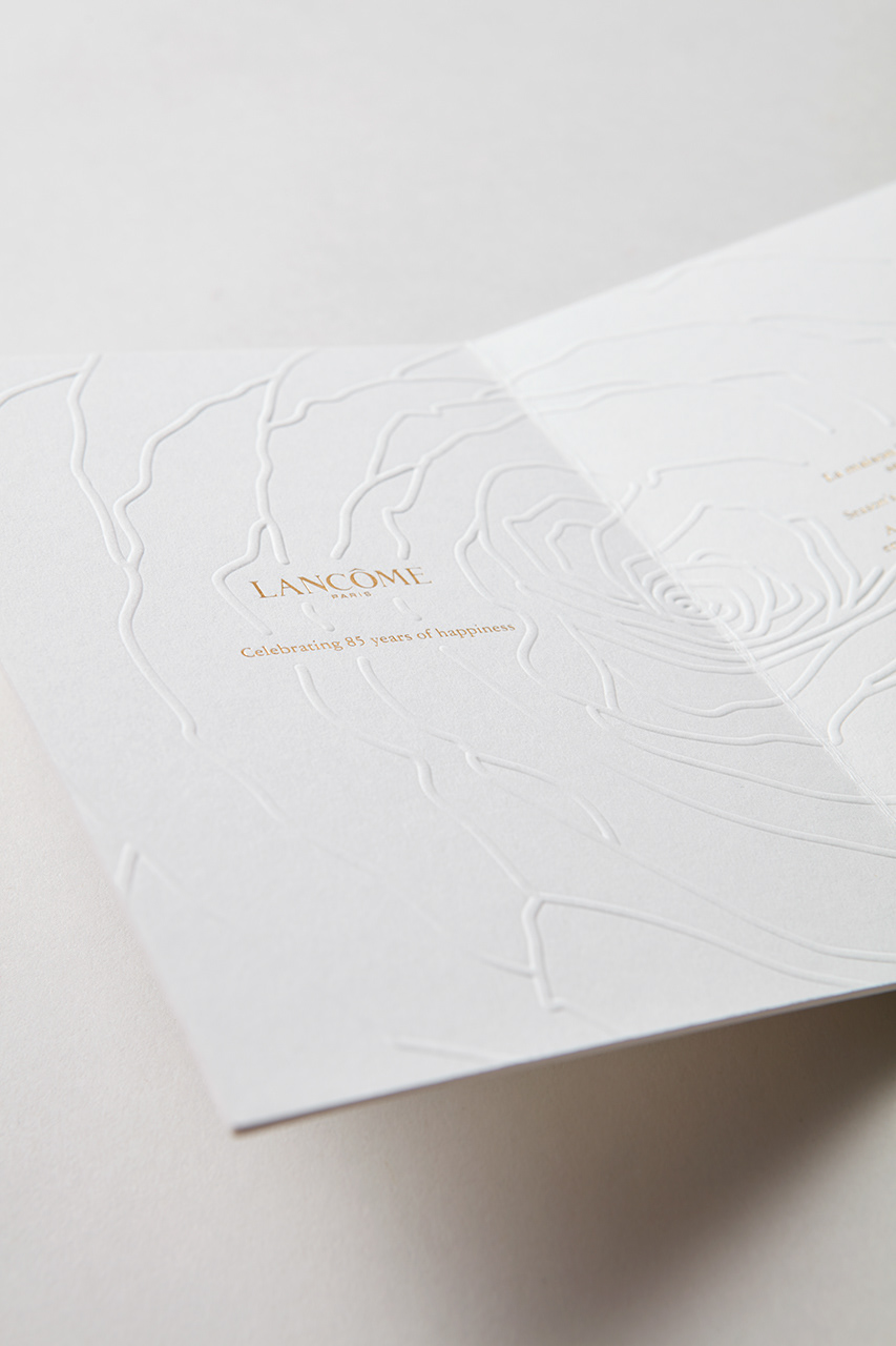 graphic design ，Lancome，Greeting card，