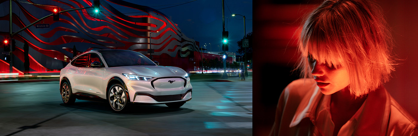 wild horse，MUSTANG MACH，Photography，automobile，