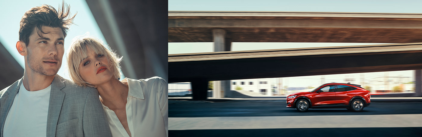 wild horse，MUSTANG MACH，Photography，automobile，