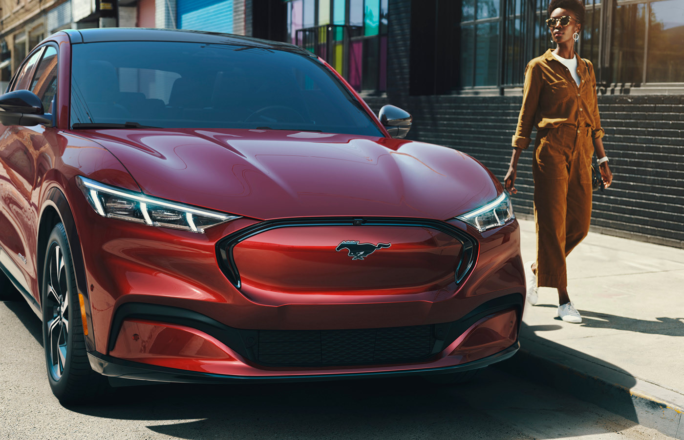 wild horse，MUSTANG MACH，Photography，automobile，