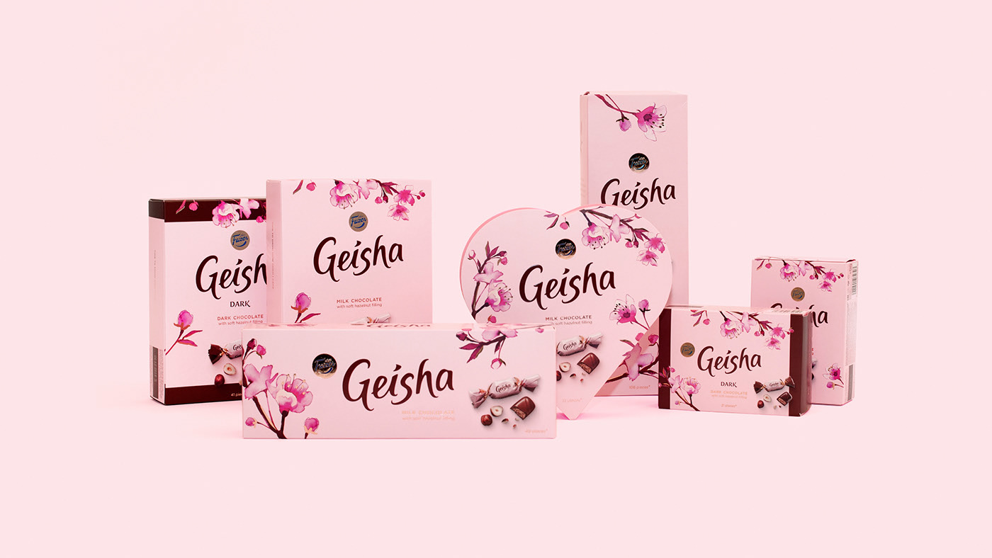 Finland，Chocolates，Doing Geisha，kernel of a hazelnut，geisha，