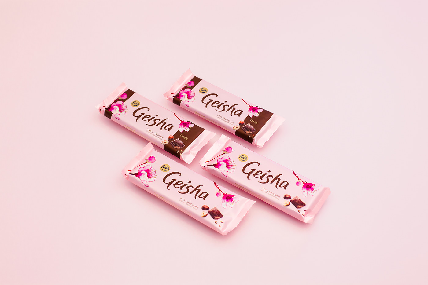 Finland，Chocolates，Doing Geisha，kernel of a hazelnut，geisha，