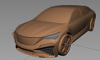 Automobile, modeling，