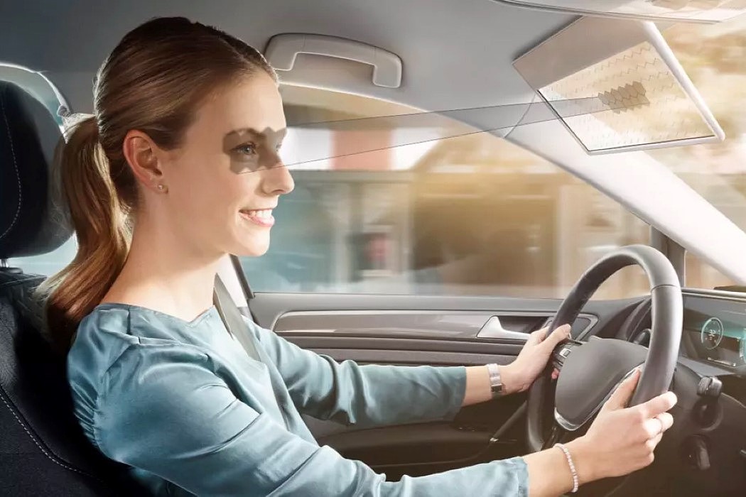 bosch，Sun visor，fictitious，LCD，Virtual Viewer，