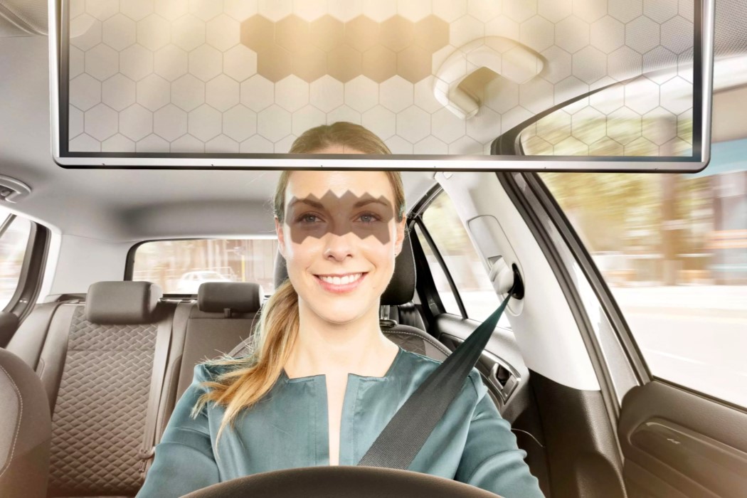 bosch，Sun visor，fictitious，LCD，Virtual Viewer，