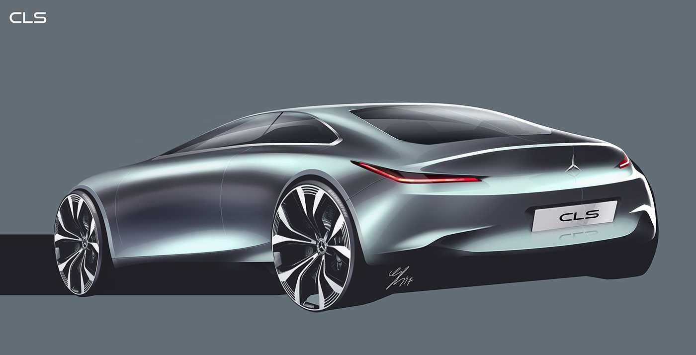 Gabriel Hantig，automobile，sketch，Render，