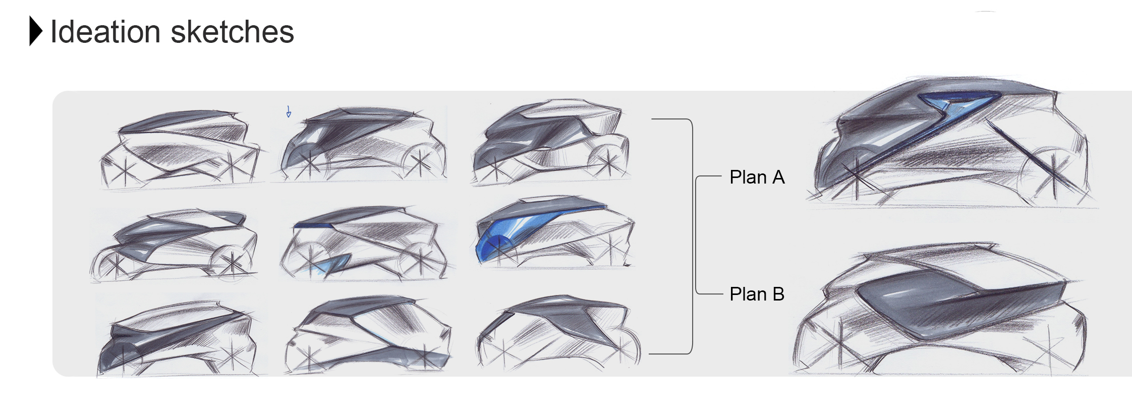 Automobile design，product design，Hand drawn，PS rendering，Express quickly，