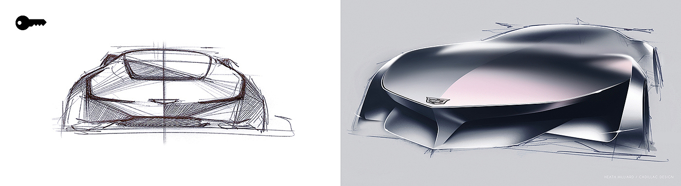 Automatic design，Hand drawn rendering，sketch，product design，industrial design，