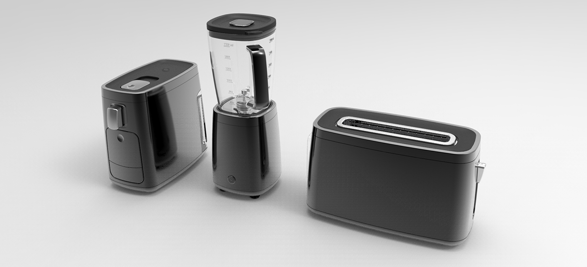 Juicer，Bread machine，rice cooker，Simplicity，industrial design，