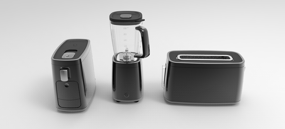 Juicer，Bread machine，rice cooker，Simplicity，industrial design，