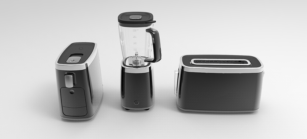 Juicer，Bread machine，rice cooker，Simplicity，industrial design，