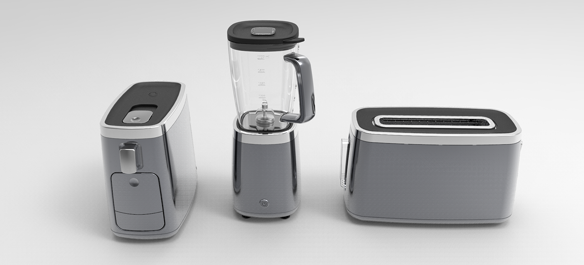 Juicer，Bread machine，rice cooker，Simplicity，industrial design，