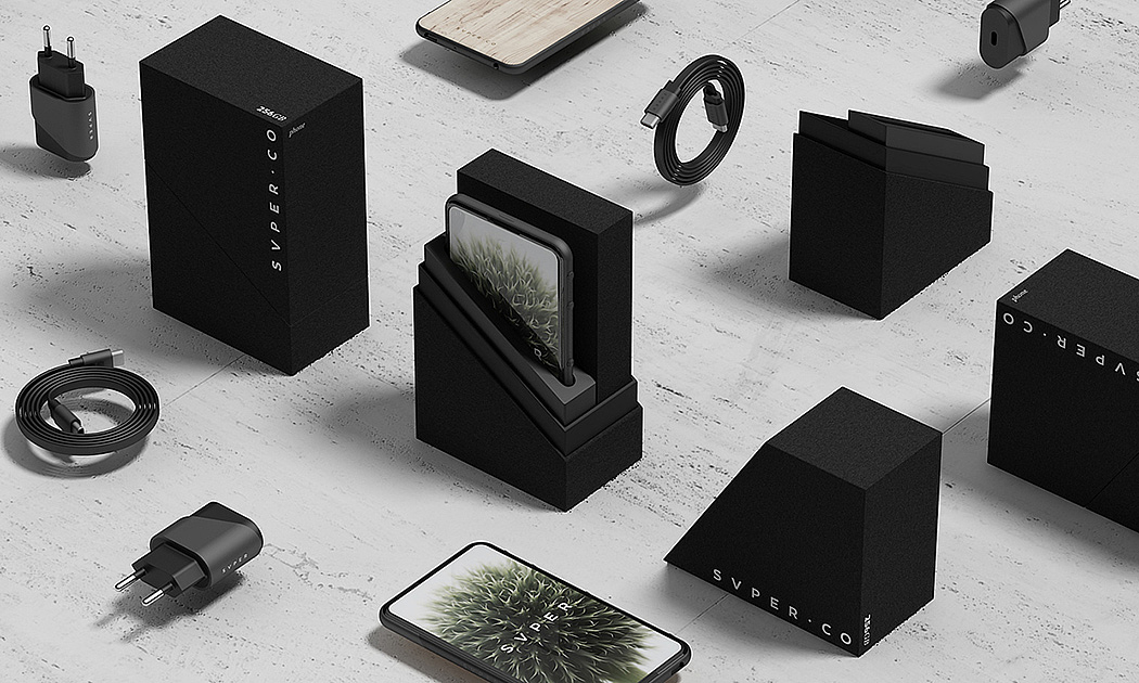Svper，concept，Intelligent mobile phone，esthetics，Minimalism，