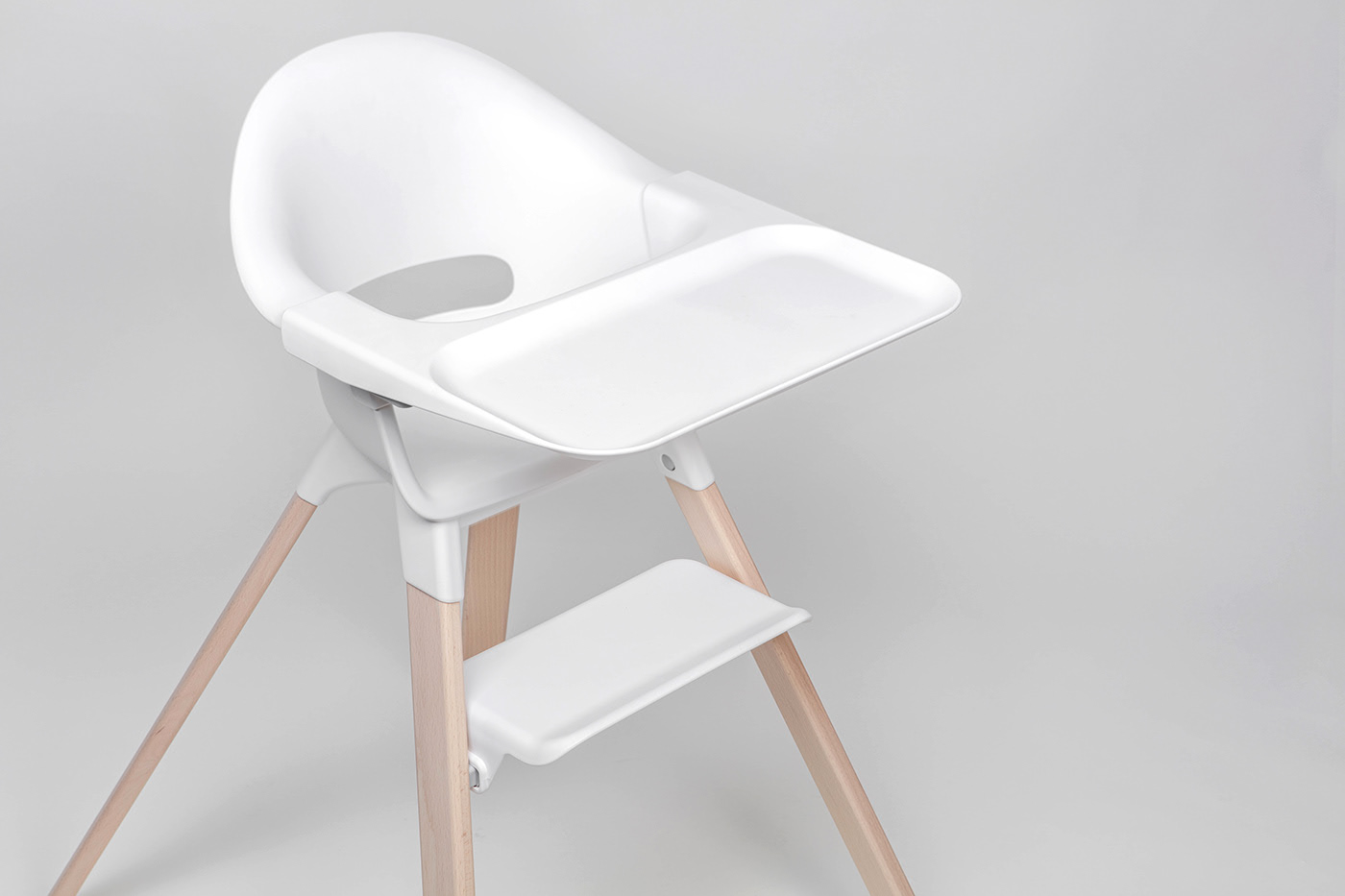 Stokke Highchair，child seat，white，Stock ® Click ™，baby，