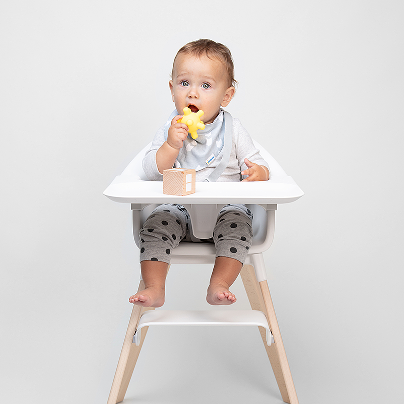 Stokke Highchair，child seat，white，Stock ® Click ™，baby，