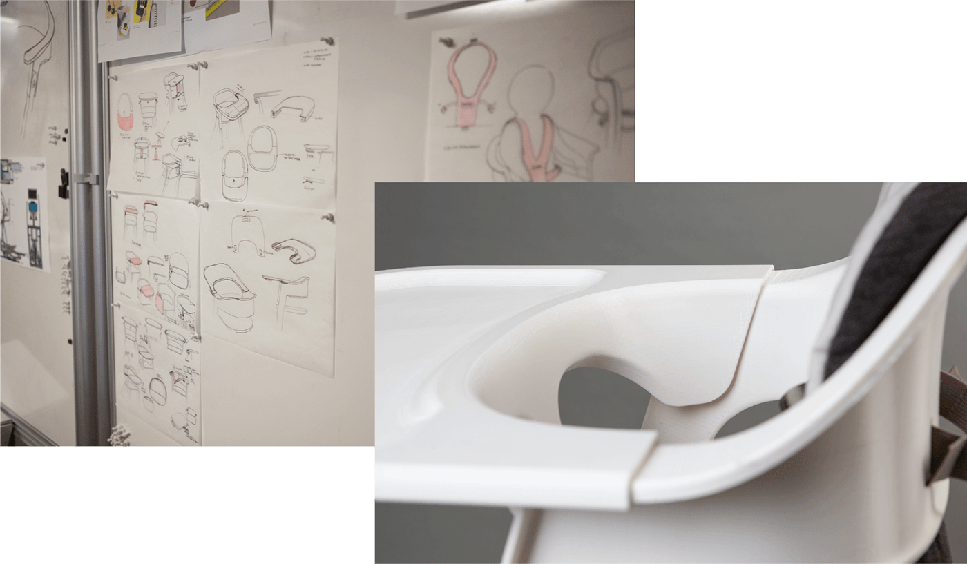 Stokke Highchair，child seat，white，Stock ® Click ™，baby，