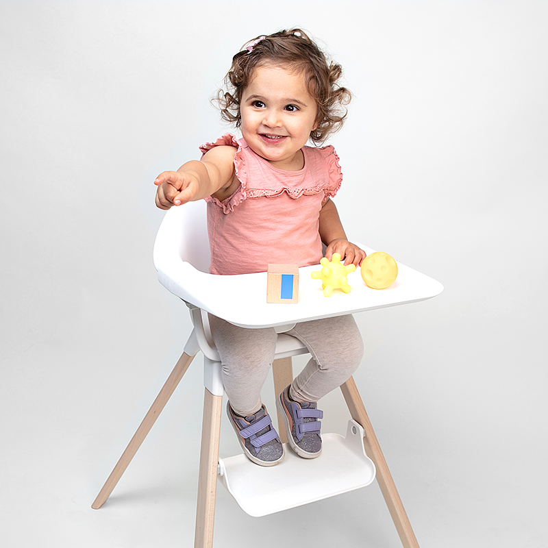 Stokke Highchair，儿童座椅，白色，Stokke®Clikk™，宝宝，