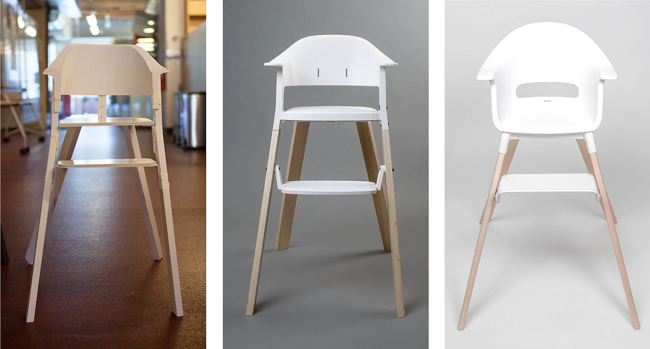 Stokke Highchair，child seat，white，Stock ® Click ™，baby，