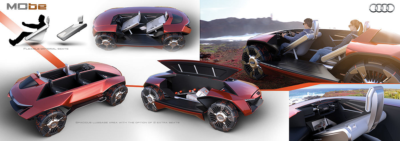 automobile，Hand drawn，design sketch，conceptual design，
