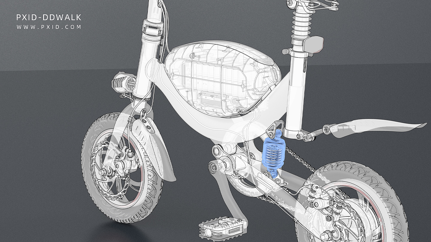 电动车设计，电动自行车设计，电动助力车设计，电动滑板车设计，