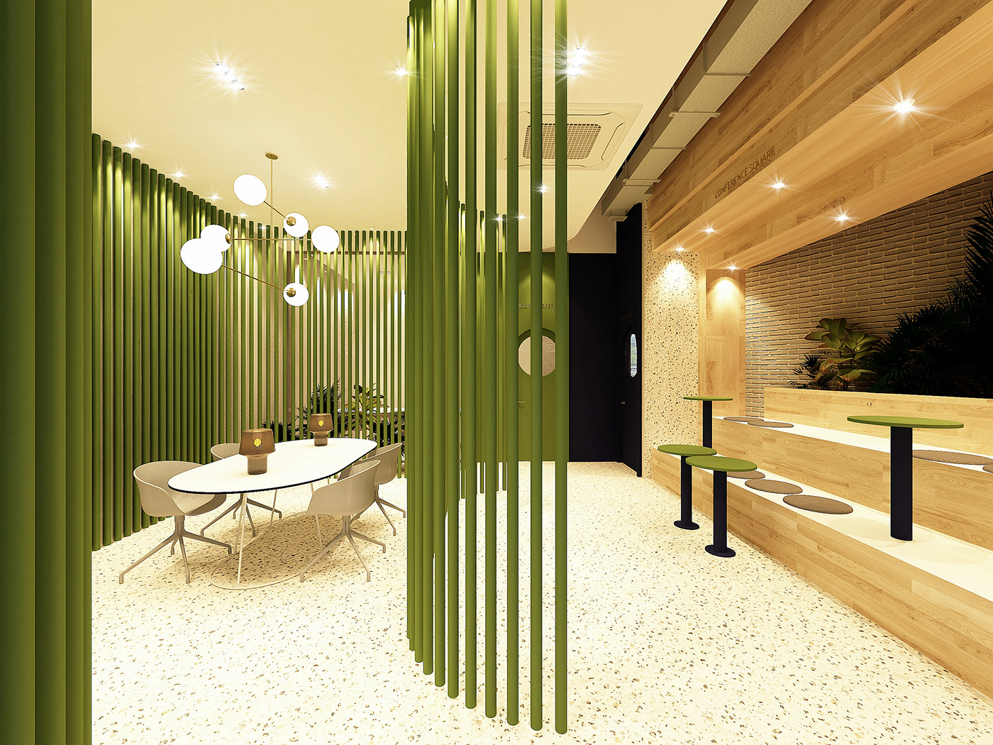 Fine flower art，Business meeting，Interior design，Chengdu，cafe，