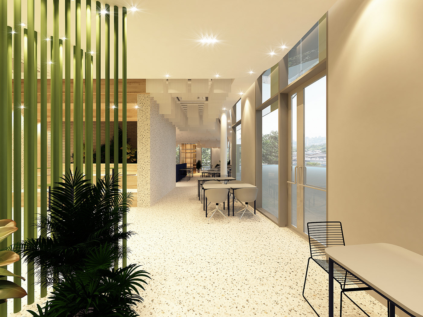 Fine flower art，Business meeting，Interior design，Chengdu，cafe，