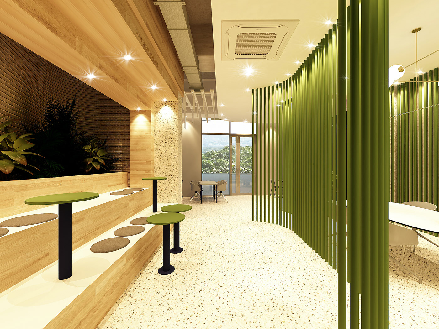 Fine flower art，Business meeting，Interior design，Chengdu，cafe，