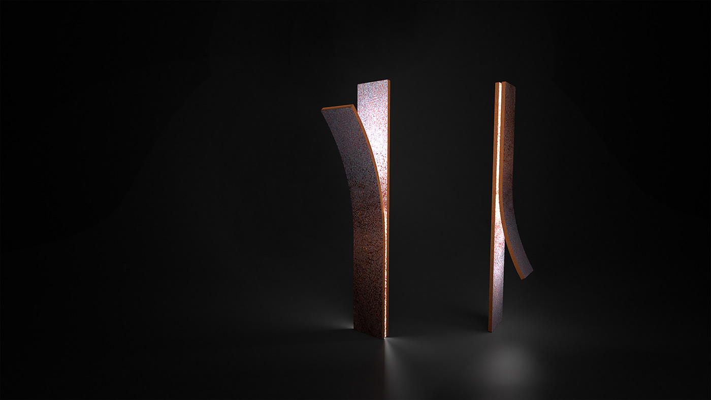 lamp，Floor lamp，steel，natural，