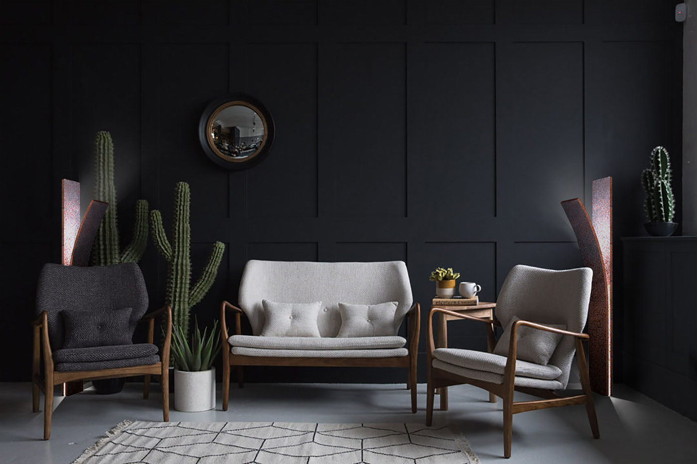 lamp，Floor lamp，steel，natural，