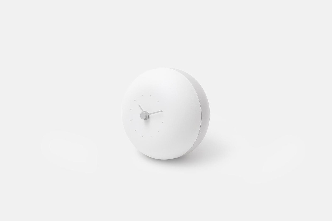Clock，Taiwan，Minimalist，alloy，Mute，white，blue，