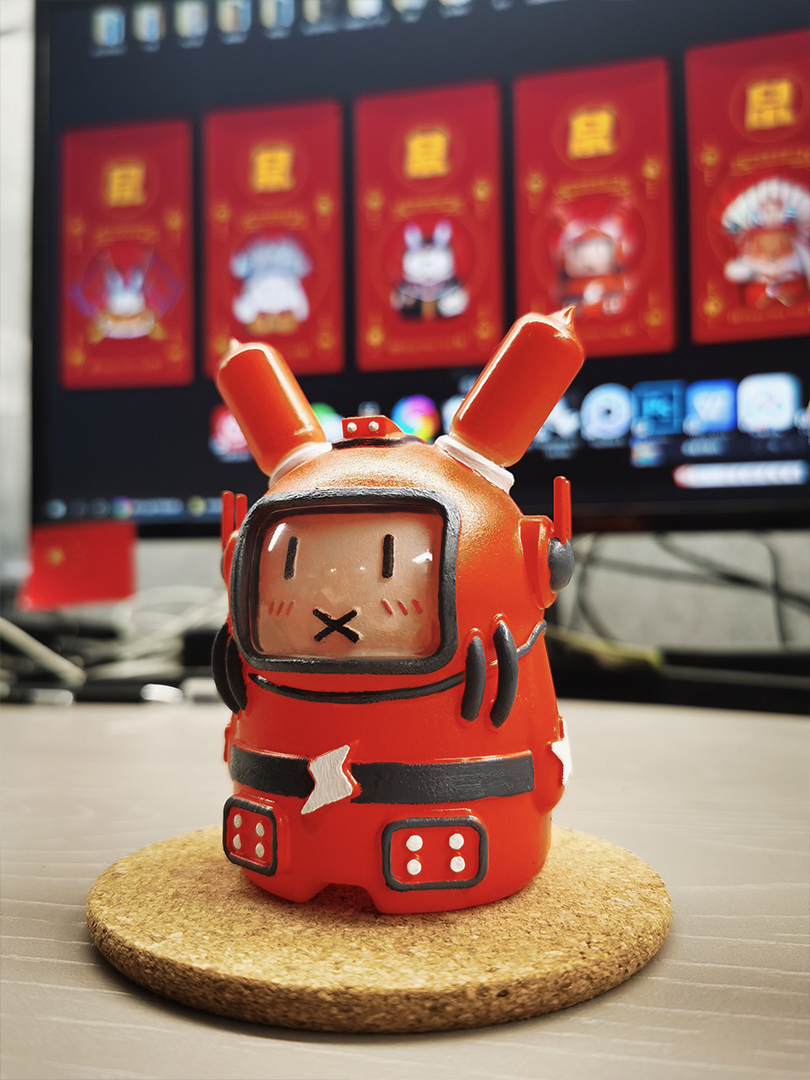 3D printing，Render，Graphic Artist Designer，industrial design，Garage Kit，new year，modeling，Model，