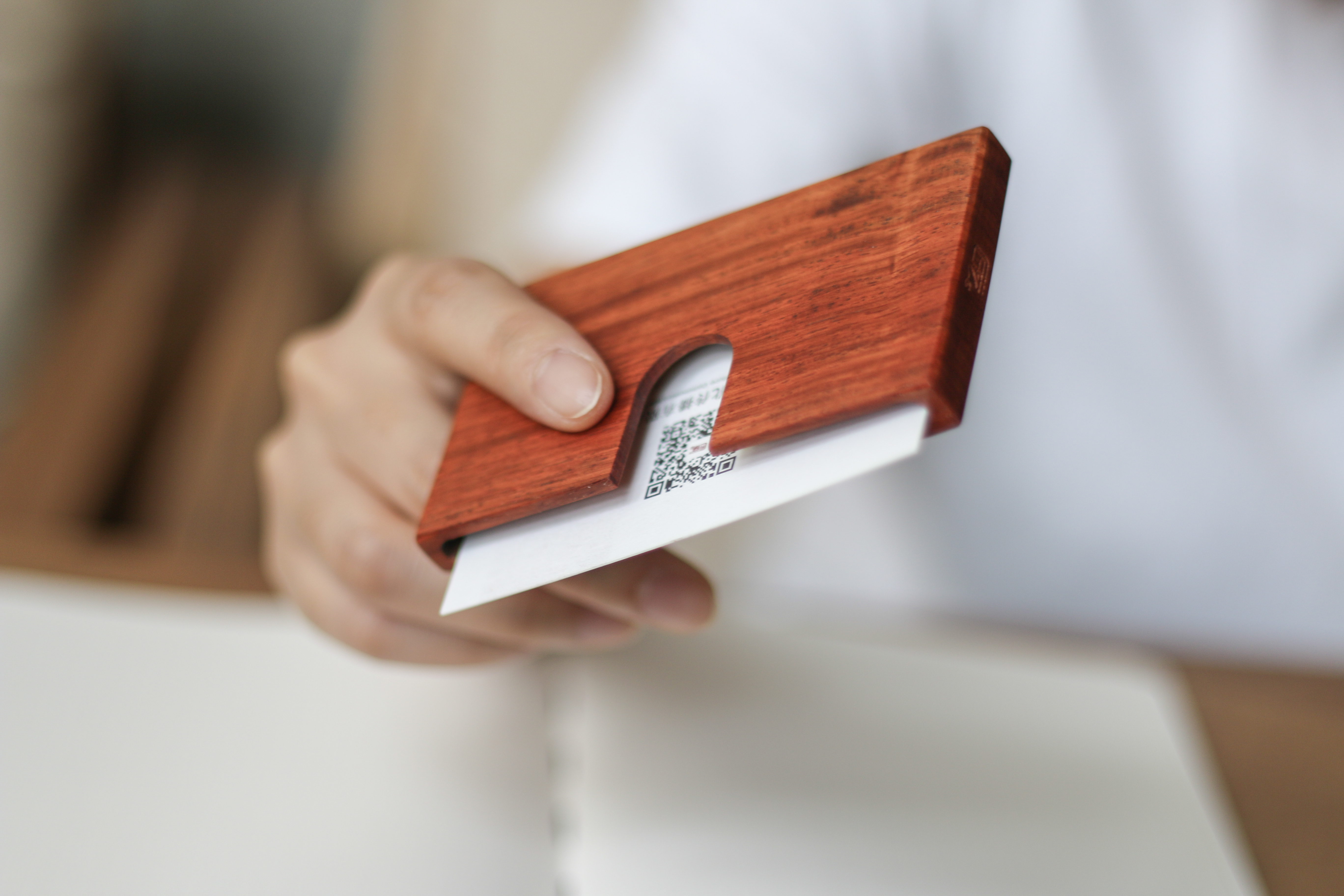 Craftsmanship，Card case，Mahogany gift，Creative office supplies，Cultural and creative gifts，Craftsmanship home flagship store，