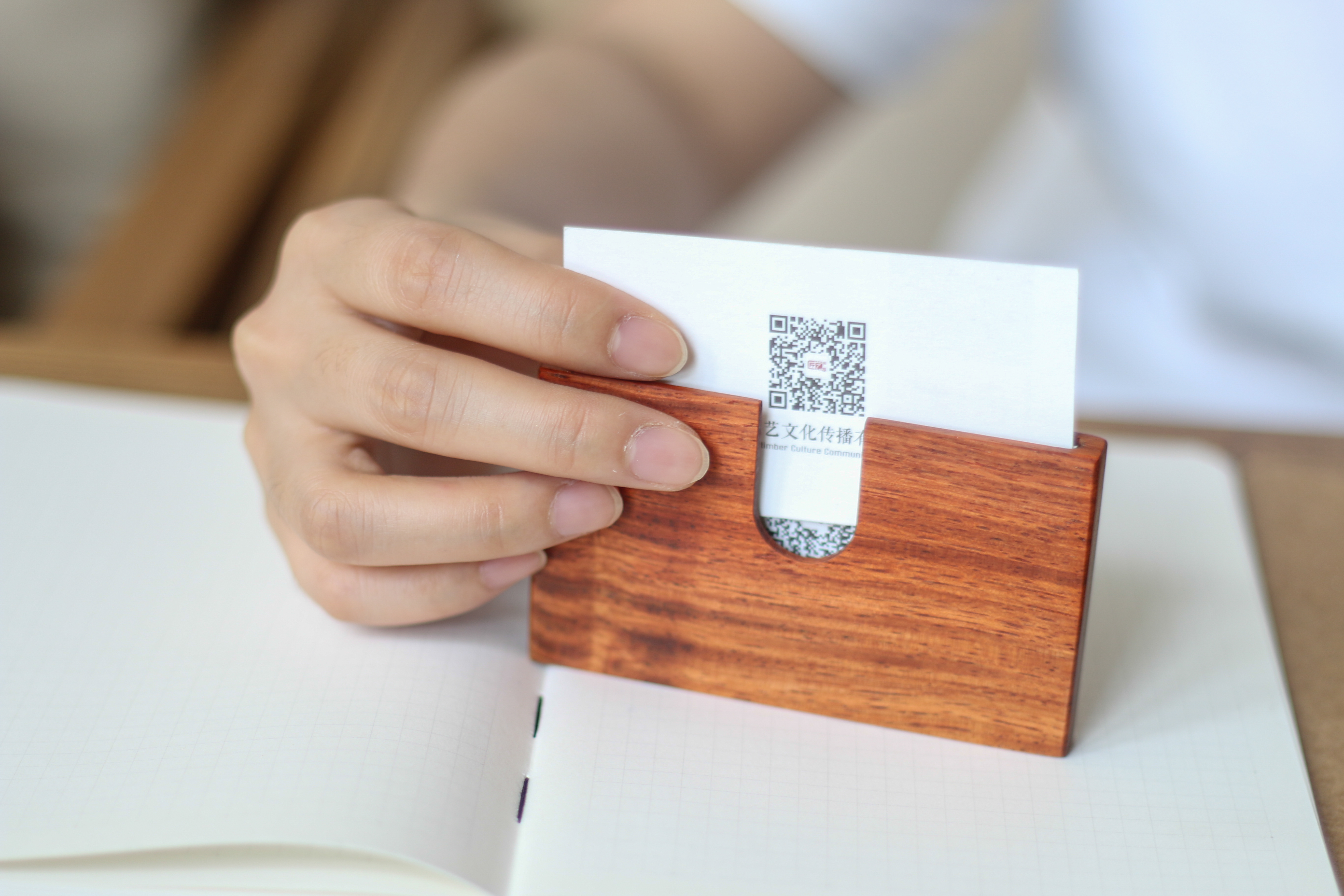 Craftsmanship，Card case，Mahogany gift，Creative office supplies，Cultural and creative gifts，Craftsmanship home flagship store，