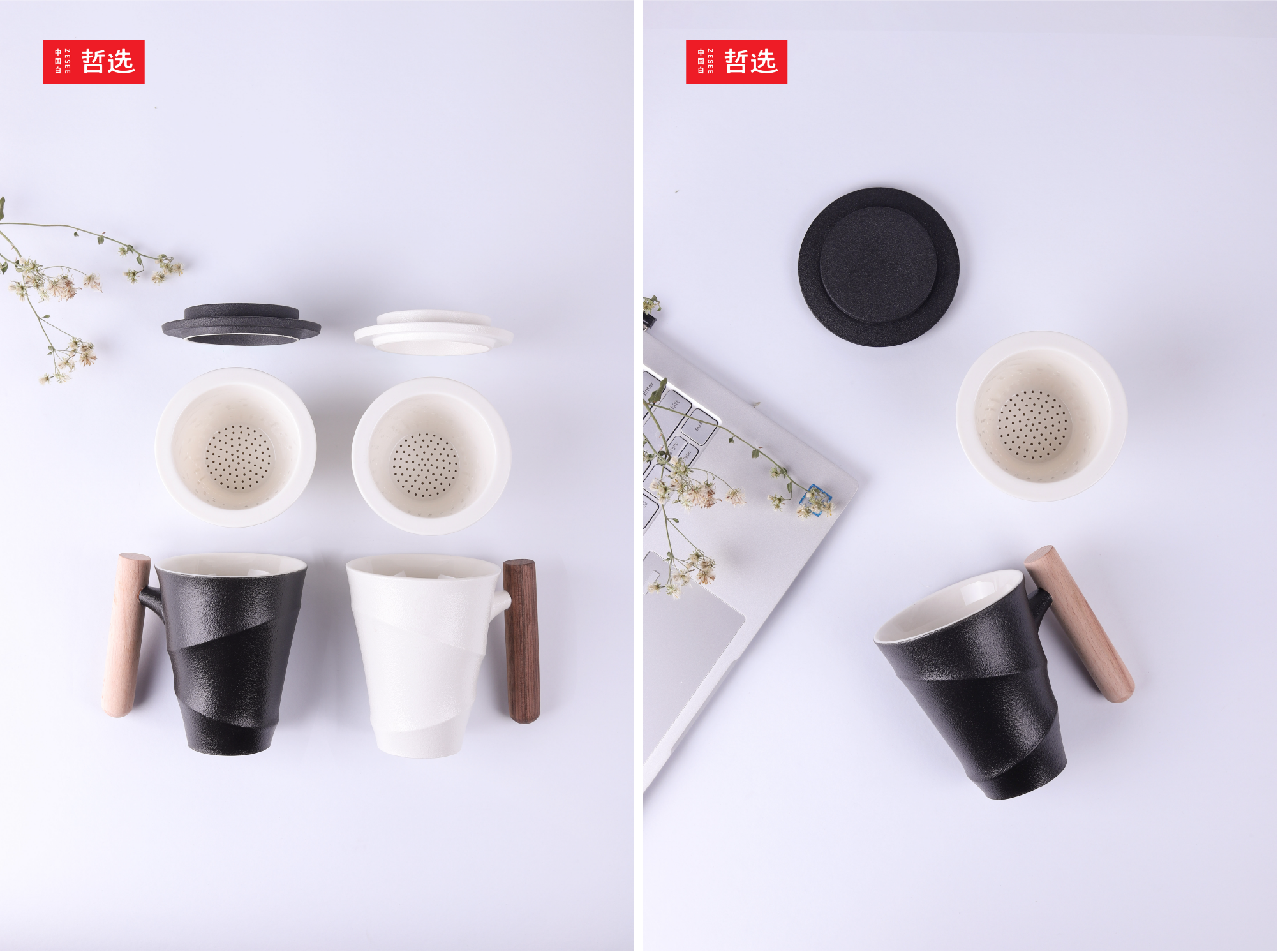 Zhe Xuan，Chinese white Philosophy，ceramics，product，Mug，Personal cup，Office Cup，