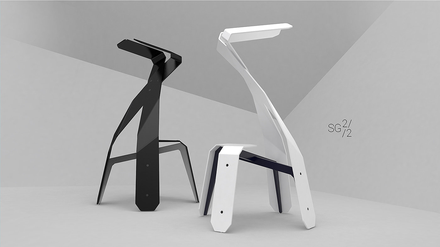 chair，Bar chair，industrial design，product design，