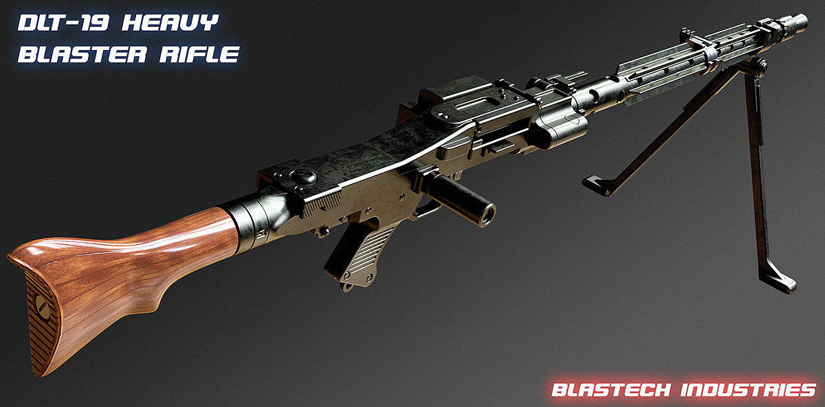 3d，Model，concept，Heavy explosive rifle，Laser Rifle ，gun，